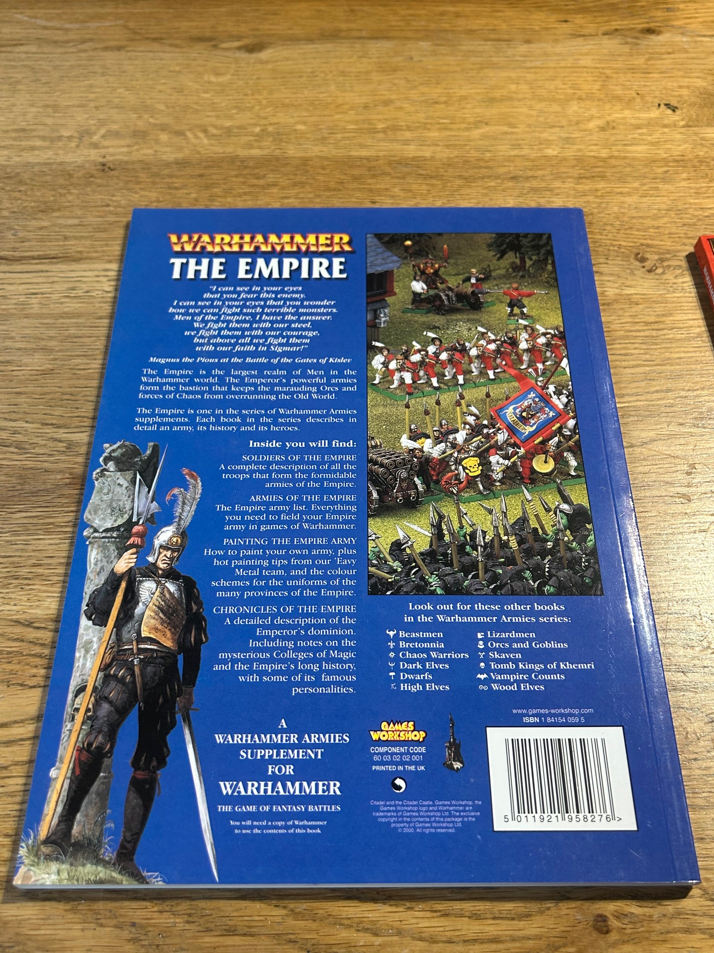 The Empire Army Book  6th Edition - Empire -  Warhammer Fantasy