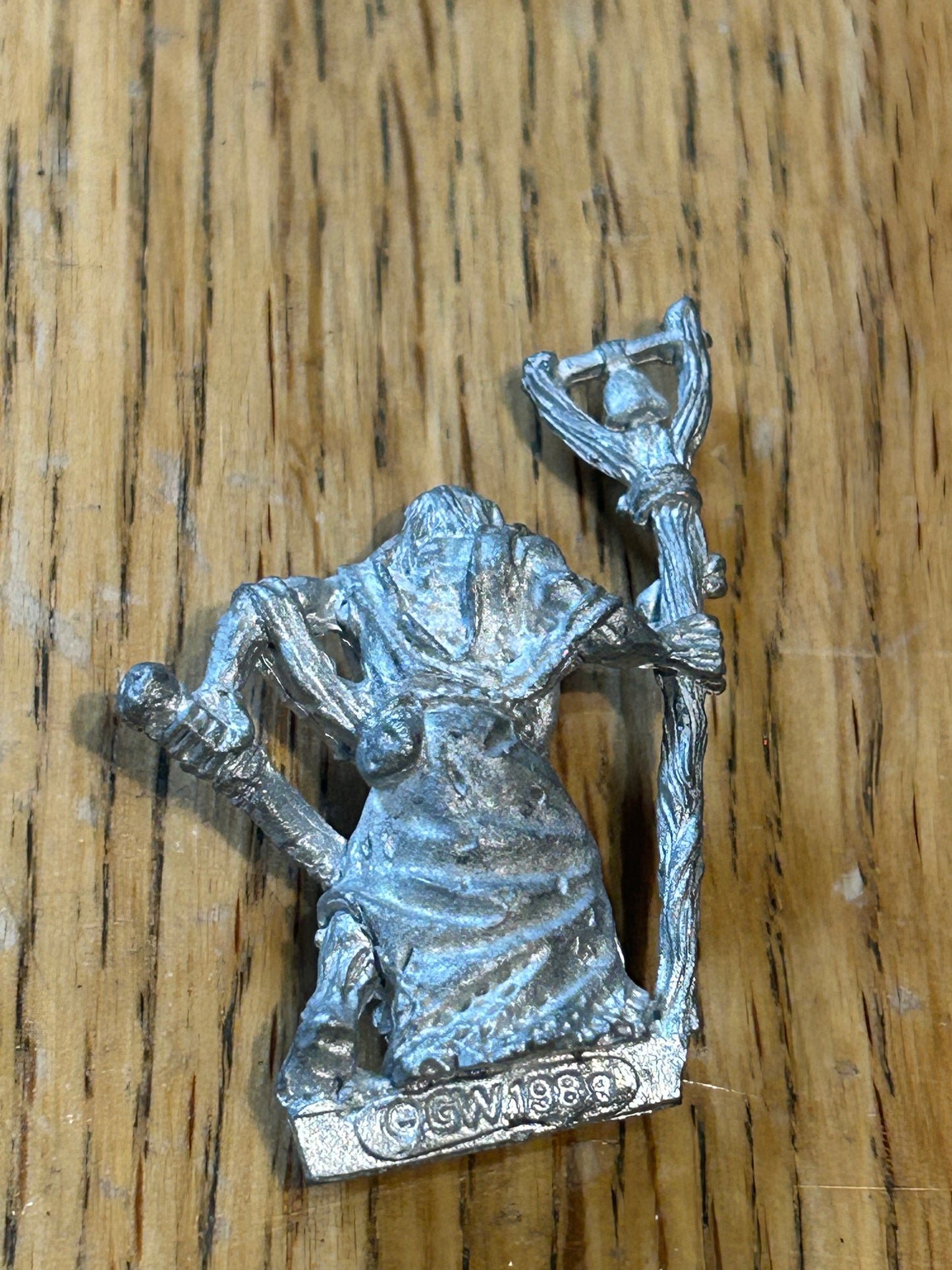 Citadel Chaos Champions Of Nurgle Bell Staff & Sword Metal Miniature