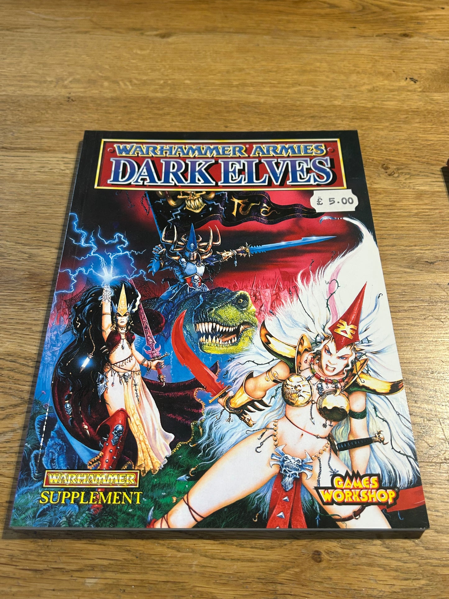 Games Workshop Dark Elves Army Book - Warhammer 4th Edition Supplement c1995