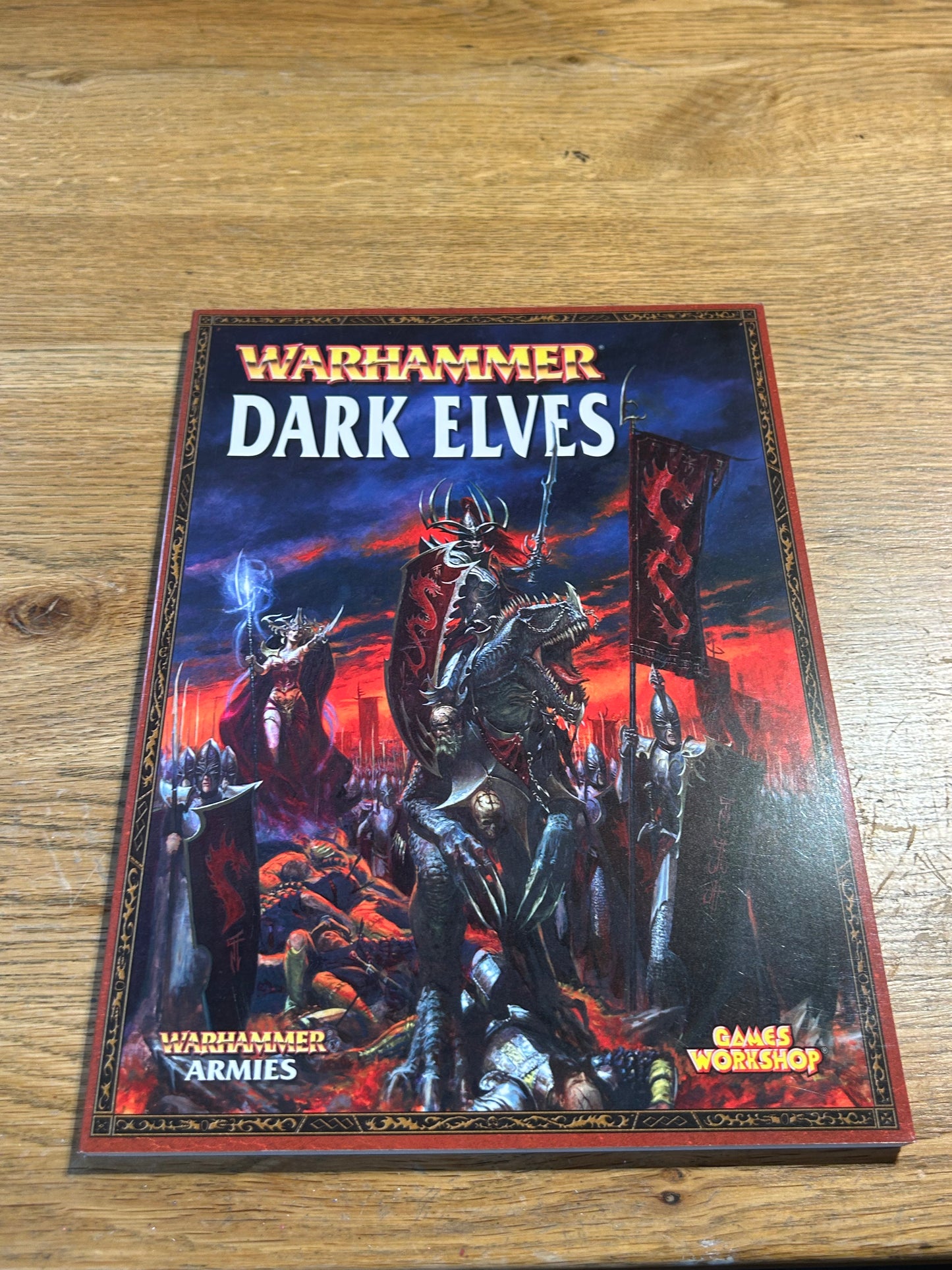 Games Workshop Dark Elves Army Book - Warhammer 7th edition