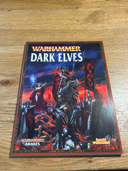 Games Workshop Dark Elves Army Book - Warhammer 7th edition