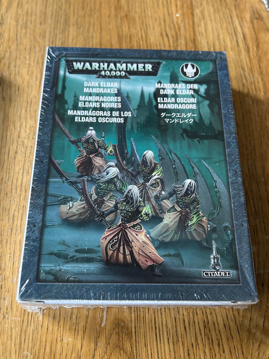 Warhammer 40k Mandrakes Drukhari Dark Eldar metal GW New Warhammer 40000 sealed box