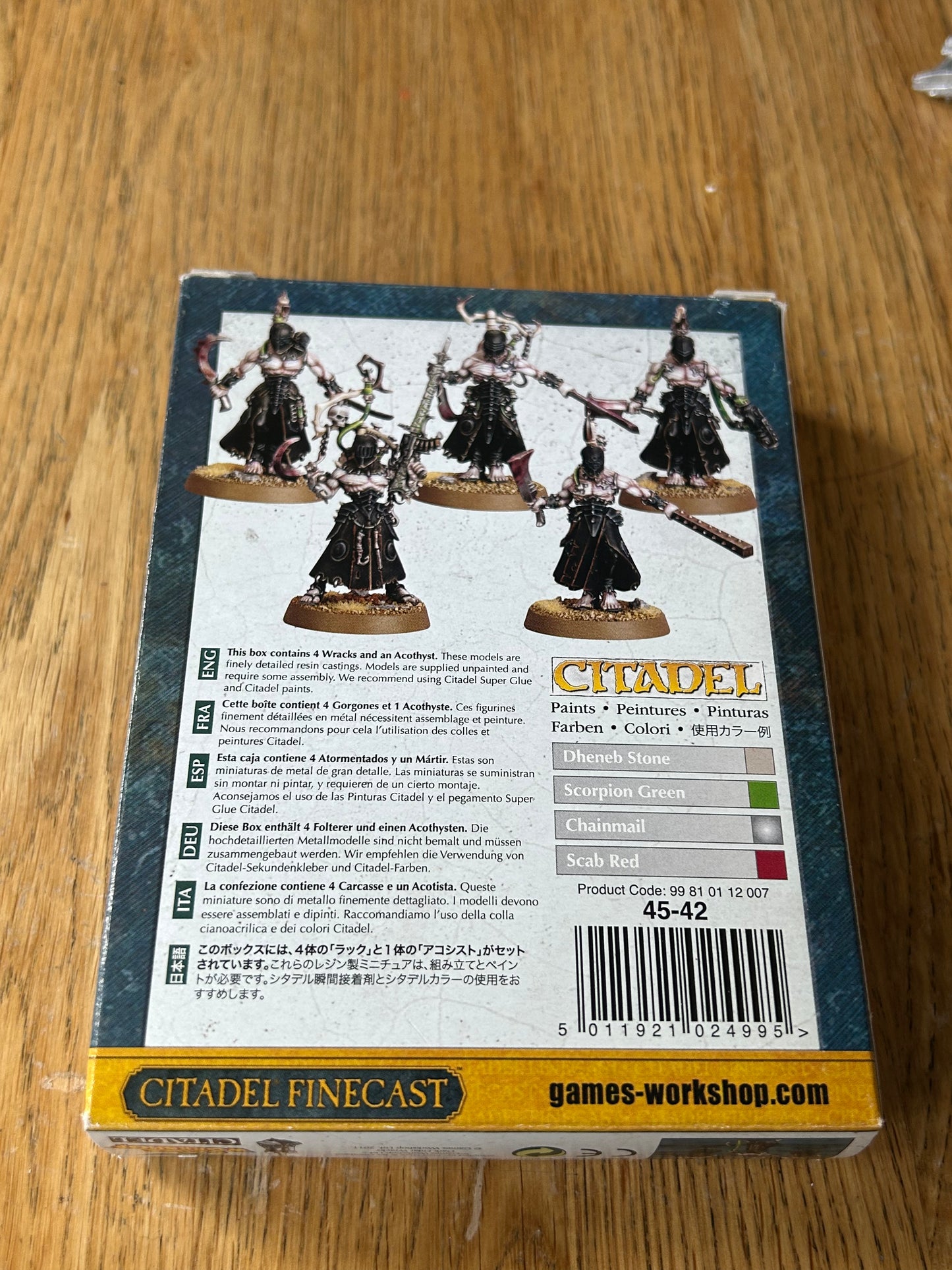 Warhammer 40k - Dark Eldar / Drukhari Wracks (x5) - Brand New in opened Box