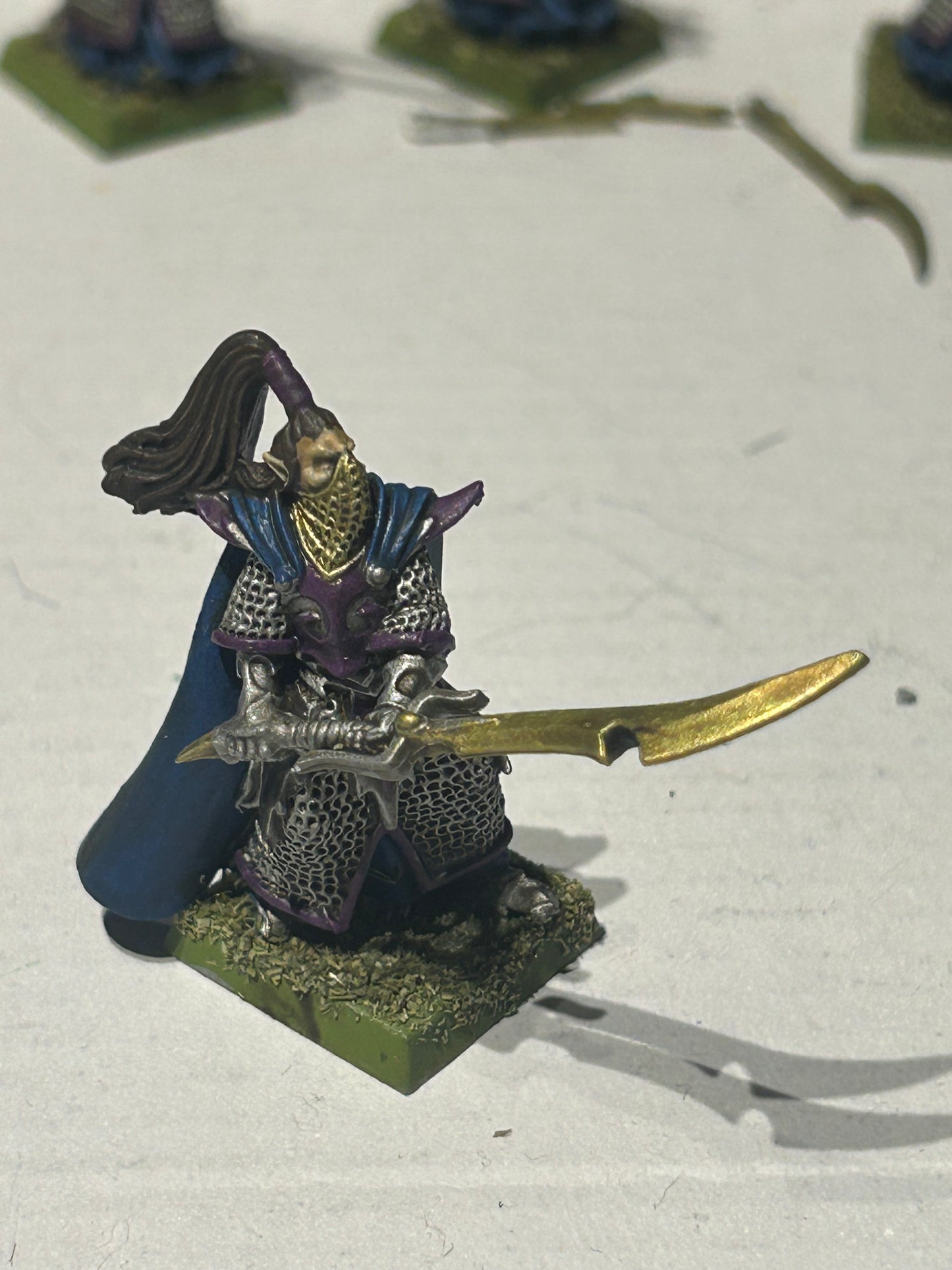 Warhammer Fantasy Dark Elf Har Garneth Executioner Champion The Old World Metal