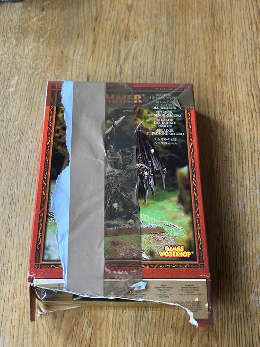 WARHAMMER - Be'Lakor, The Dark Master - Daemons of Chaos - OOP Metal new in damaged box