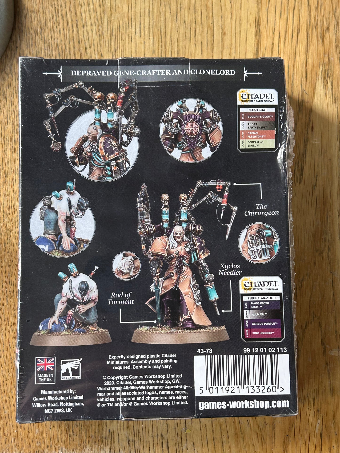 GW Warhammer 40000 40K Chaos Space Marines Fabius Bile NEW in sealed BOXED