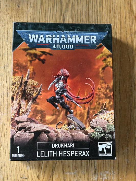 Lelith Hesperax Drukhari Eldar Brand New in opened box Warhammer Games Workshop 40k