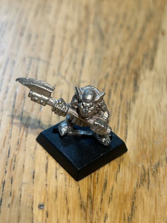 Warhammer fantasy Kev Adams goblin with axe