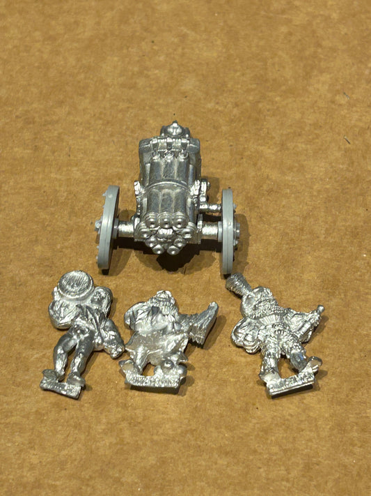 Hellblaster Volley Gun Artillery & Crew - The Empire Warhammer Fantasy Metal
