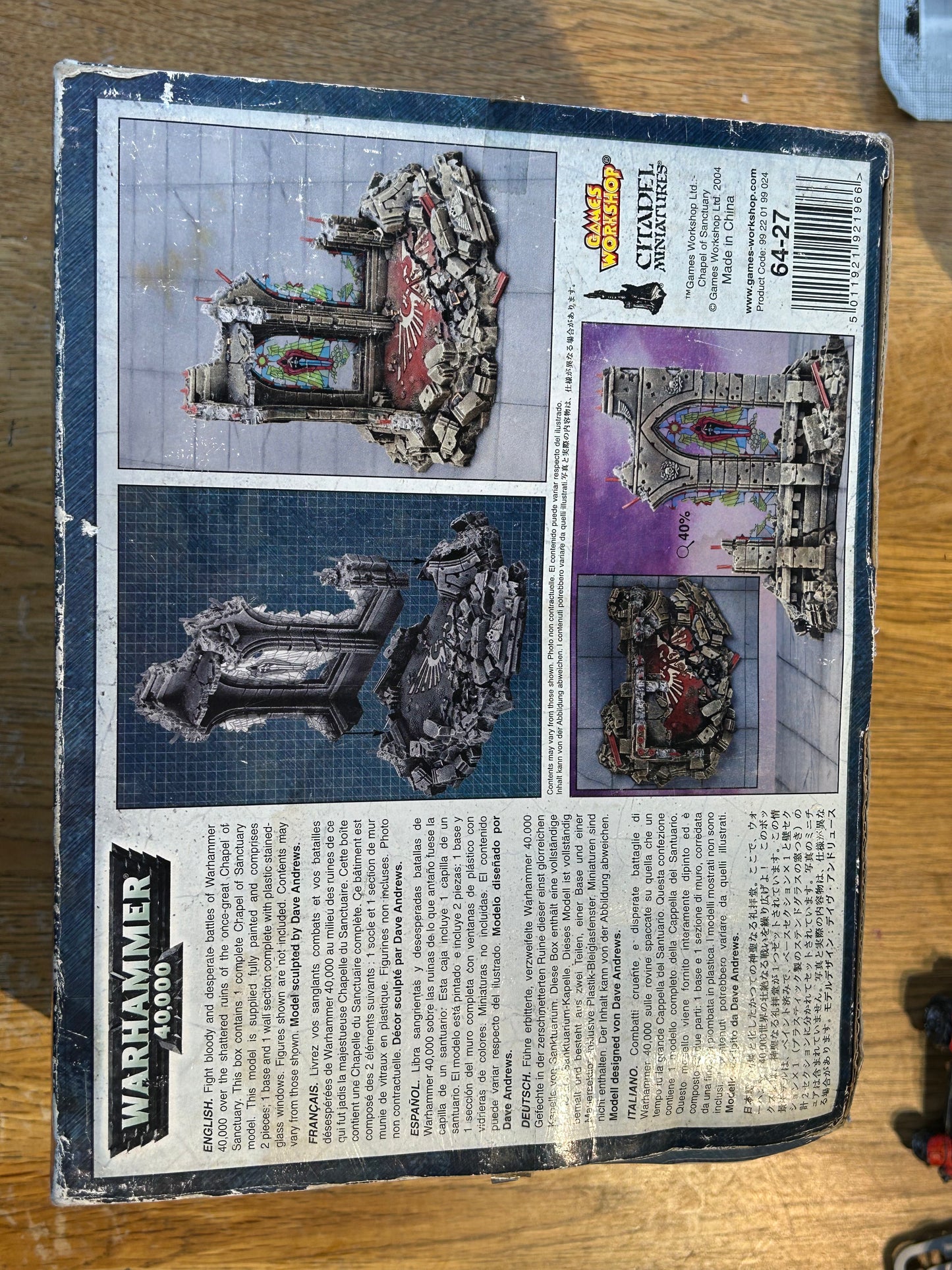Warhammer 40K Terrain Chapel of Sanctuary Boxed Original Packaging