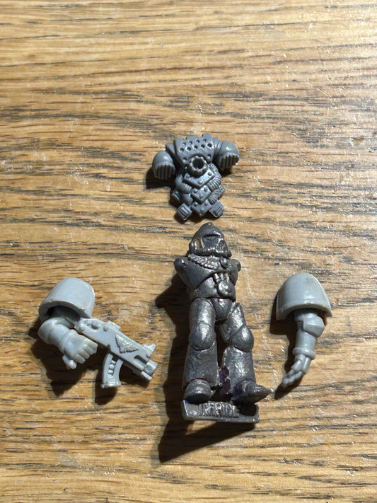 Classic Space Marine  - tactical marine Warhammer 40K Metal (has been stripped)