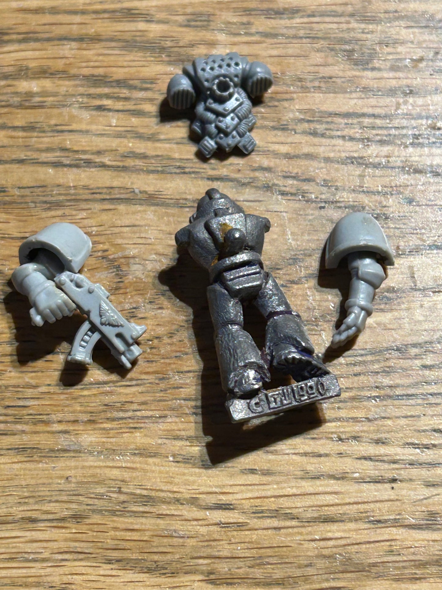 Classic Space Marine  - tactical marine Warhammer 40K Metal (has been stripped)