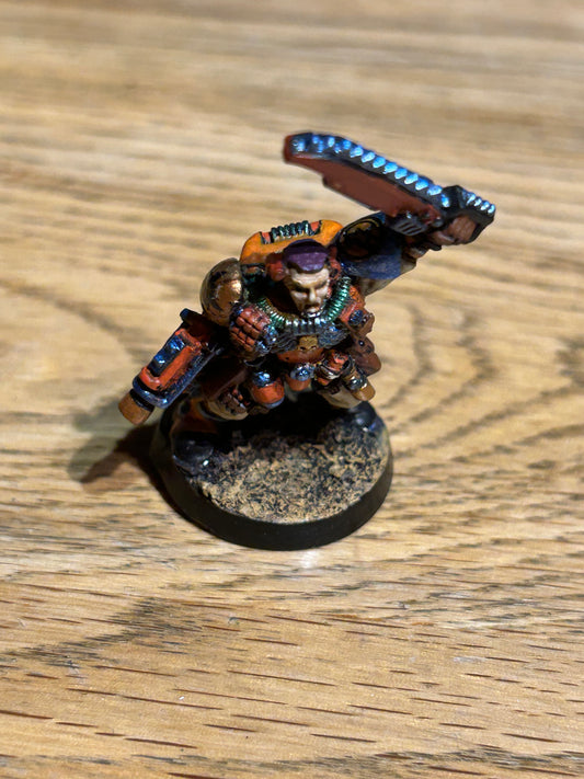 Warhammer 40k SPACE MARINE SCOUT SERGEANT Metal Citadel 90s