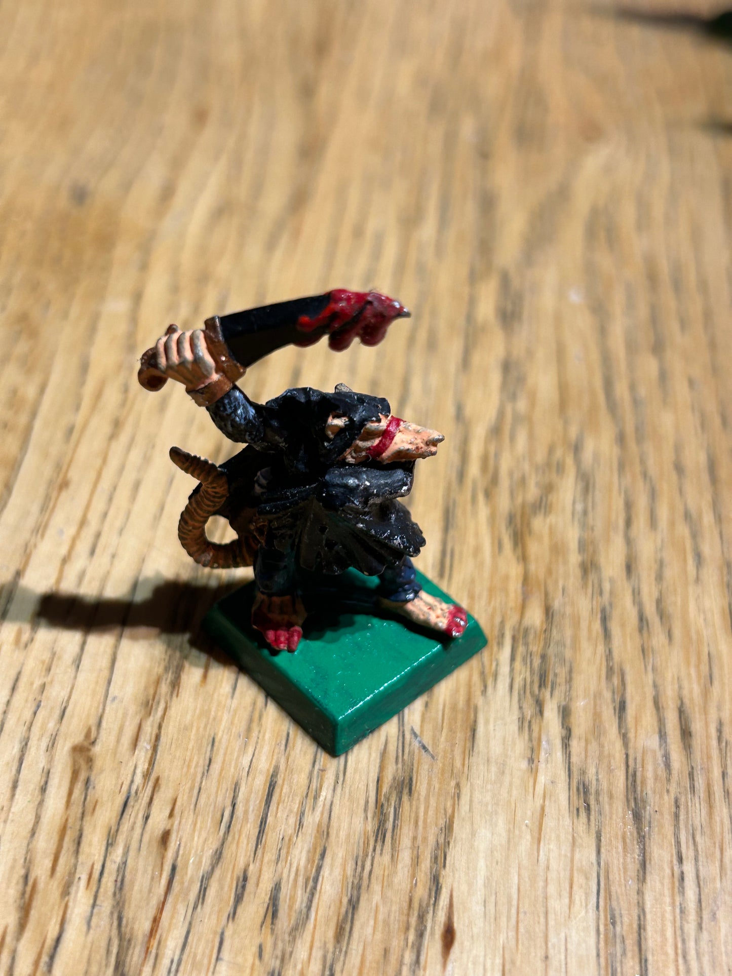 WARHAMMER FANTASY SKAVEN METAL ESHIN ASSASSIN PAINTED RATMAN