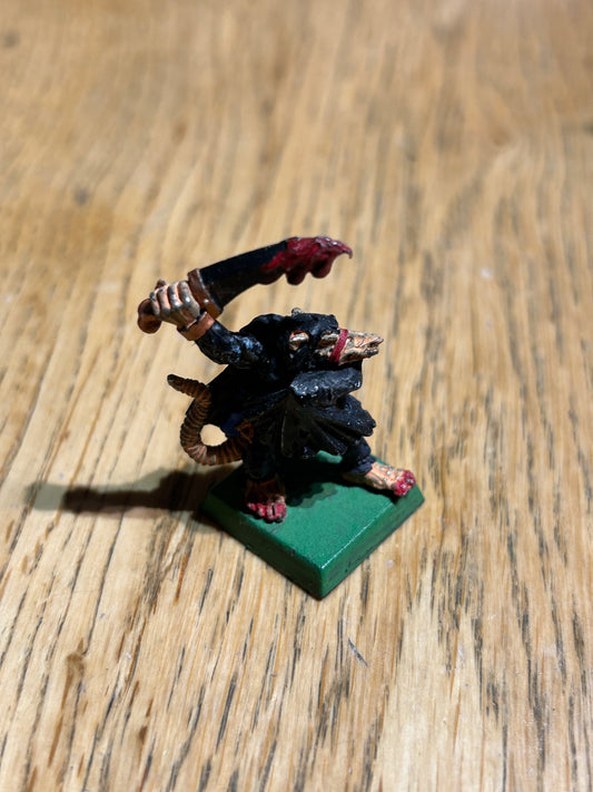 WARHAMMER FANTASY SKAVEN METAL ESHIN ASSASSIN PAINTED RATMAN