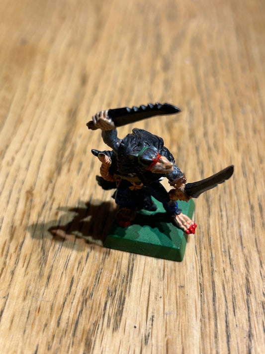 WARHAMMER FANTASY SKAVEN METAL ESHIN ASSASSIN PAINTED RATMAN