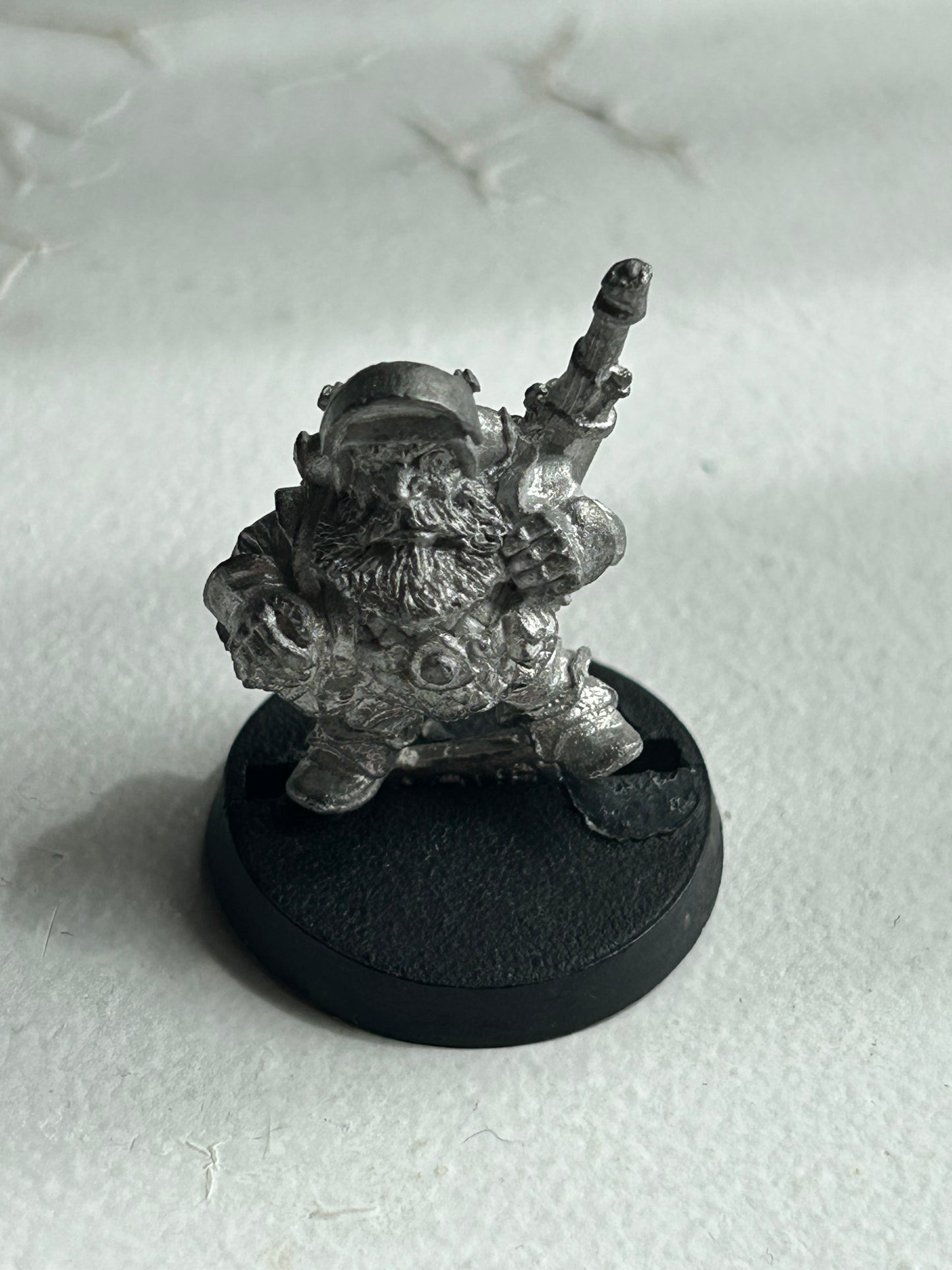 Citadel Warhammer 80s 40K Iron Claw Squat with lasgun