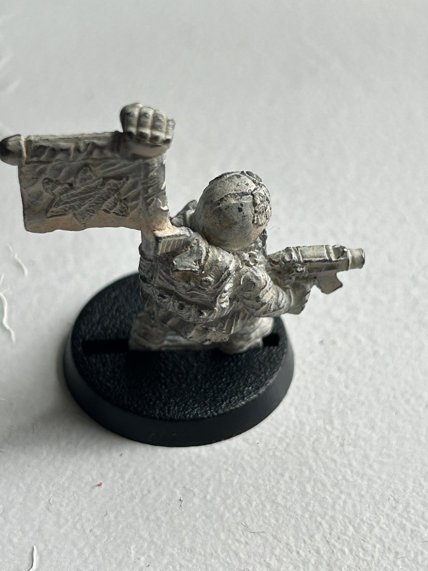 Iron Claw Squat (A) Standard Bearer Rogue Trader Space Dwarfs Metal 40k LT Yavin