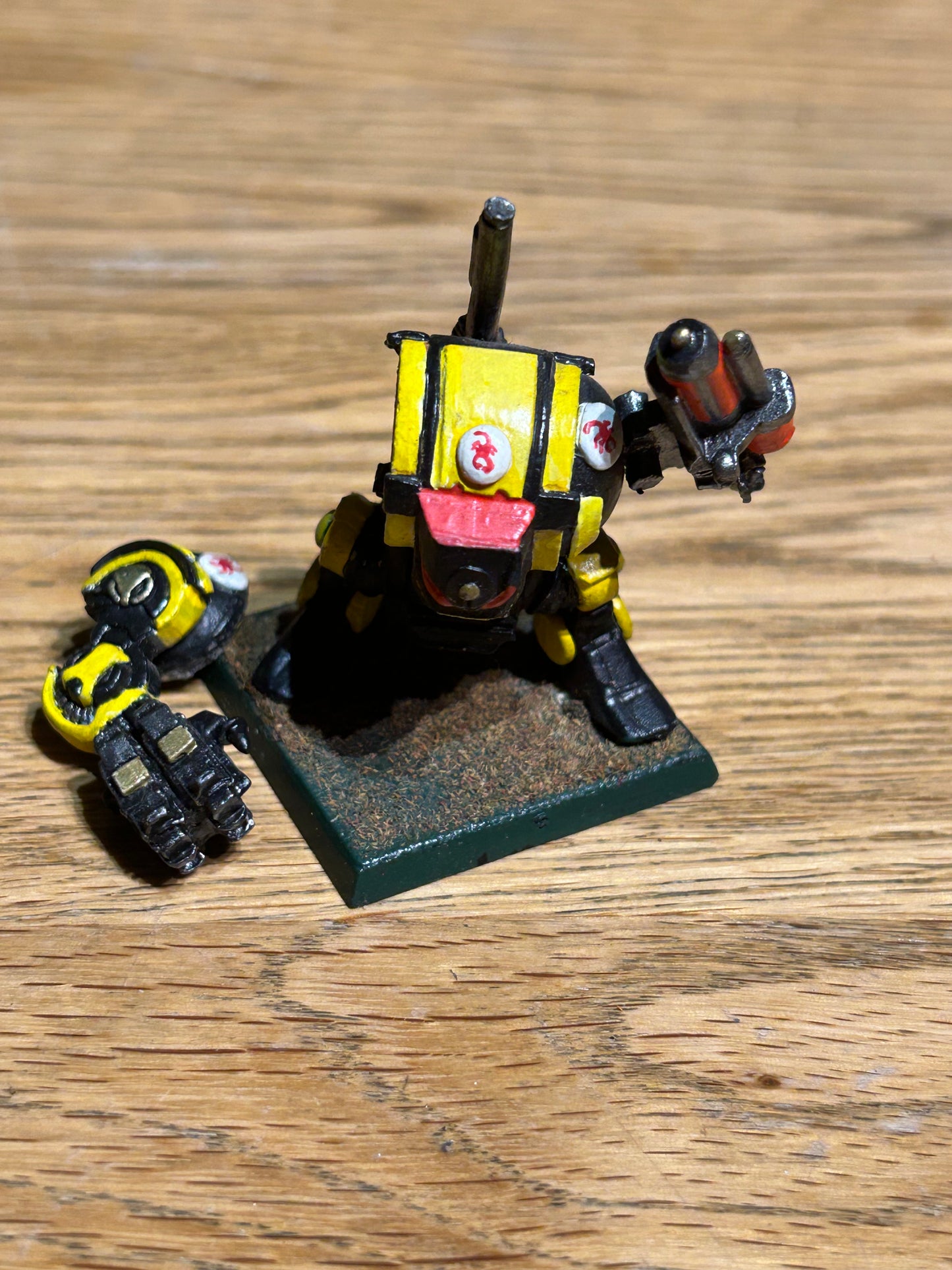 Games Workshop - WH40k Rogue Trader Space Marine short legged Dreadnought- Citadel Metal OOP