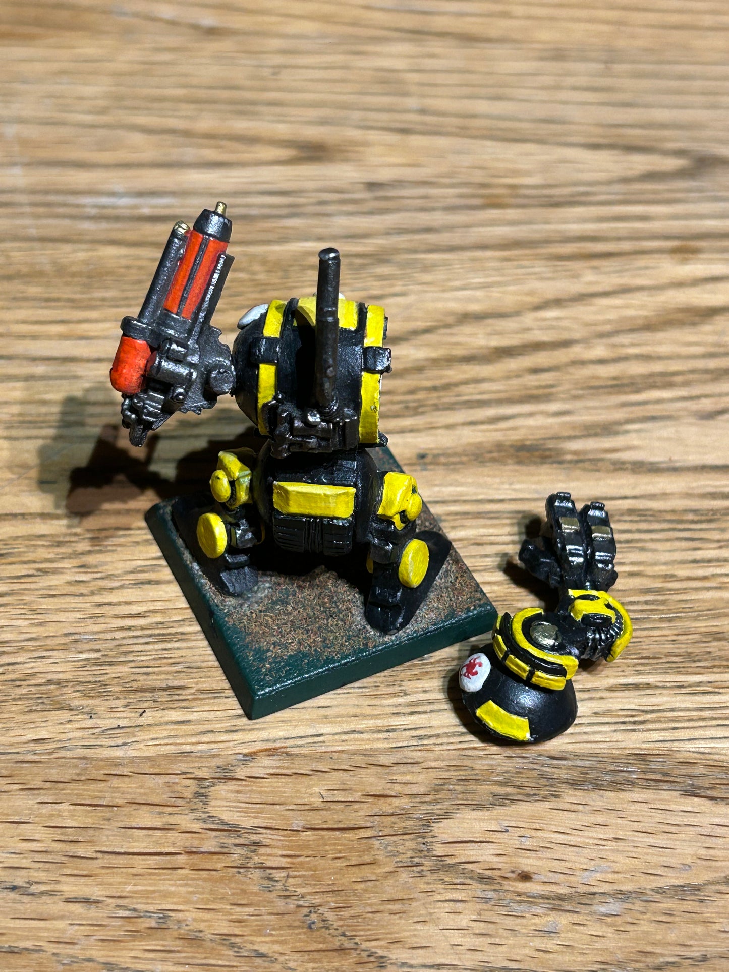 Games Workshop - WH40k Rogue Trader Space Marine short legged Dreadnought- Citadel Metal OOP