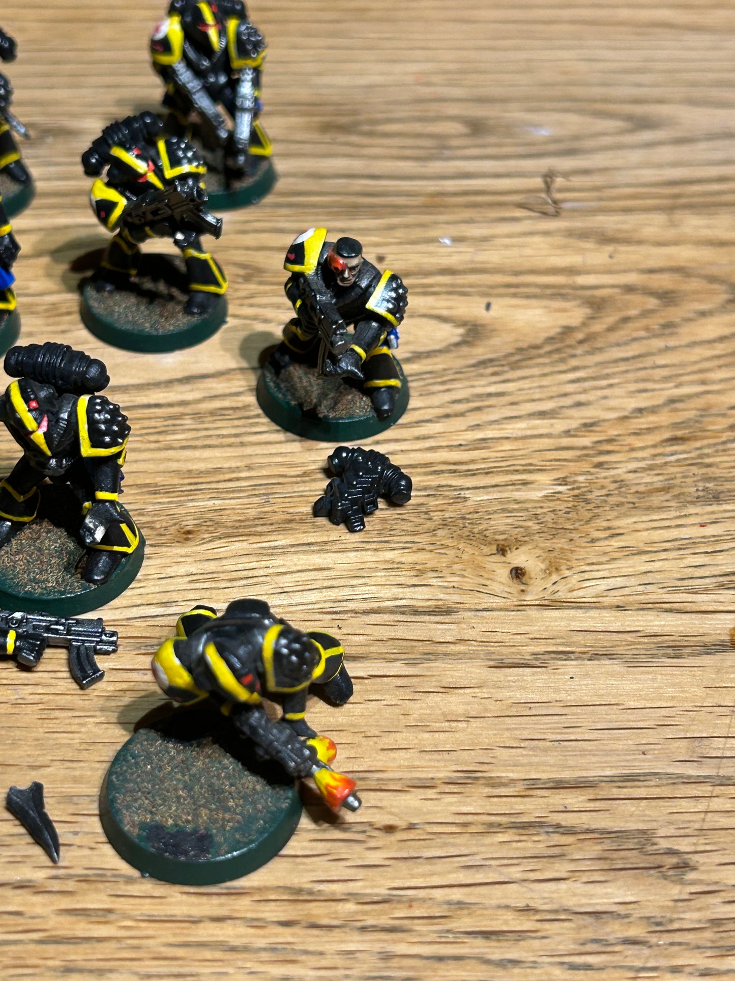 Warhammer 40k rogue trader RTB1 space marines x 12 (missing 2 backpacks)