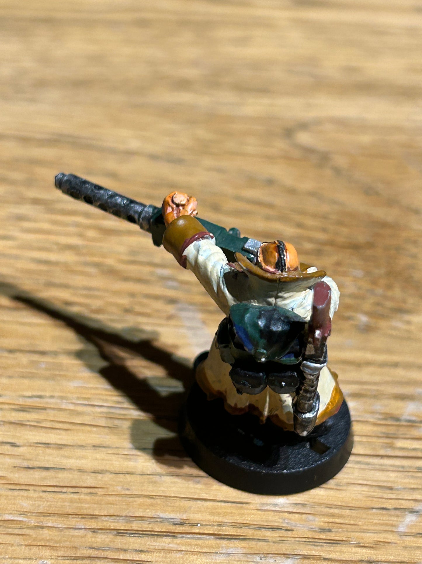 Necromunda Delaque Heavy with Heavy Stubber Games Workshop Metal Figure 1995 OOP