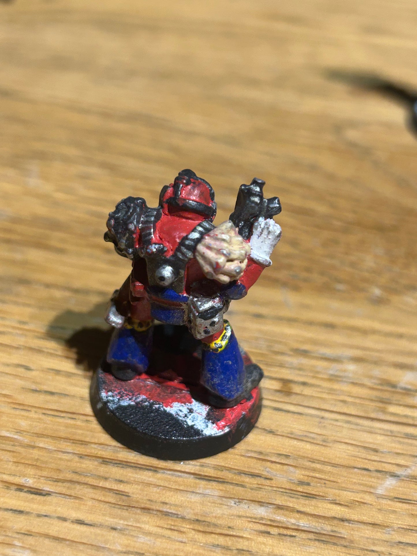 Warhammer 40k Rogue Trader Tech marine with bolt pistol