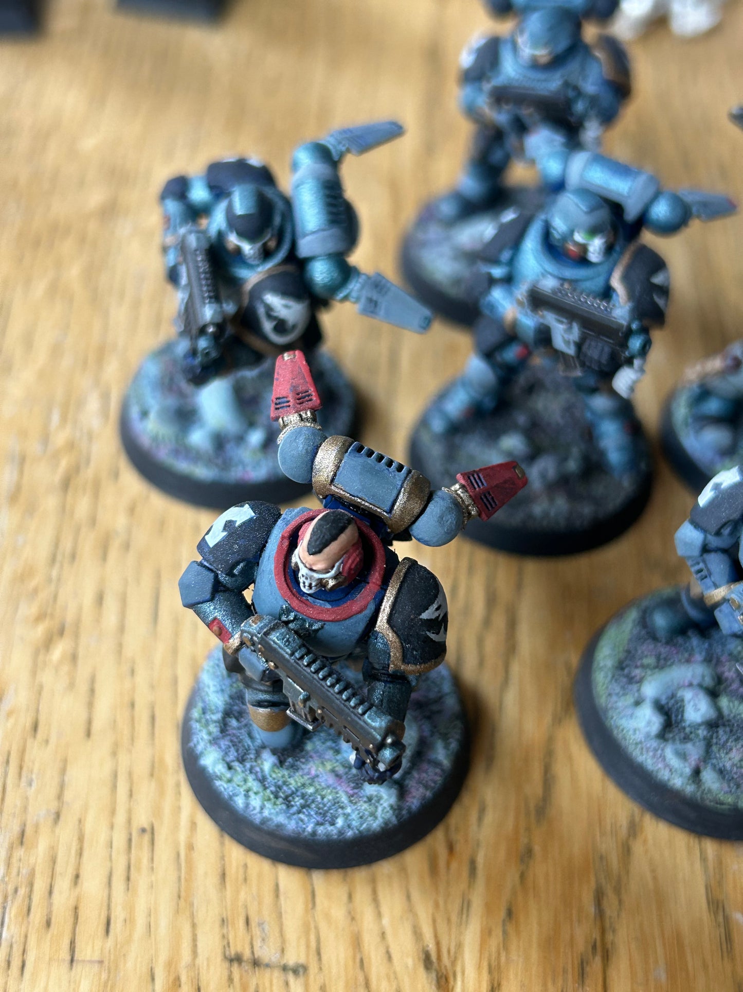 Warhammer 40k space marine primaris Reiver Squad nicely painted
