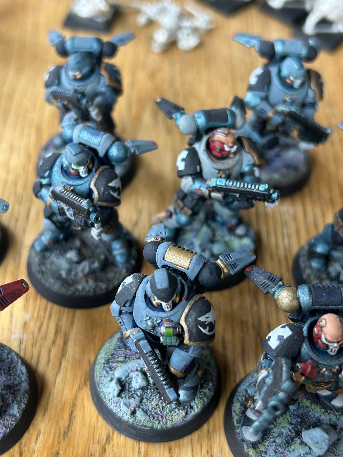 Warhammer 40k space marine primaris Reiver Squad nicely painted