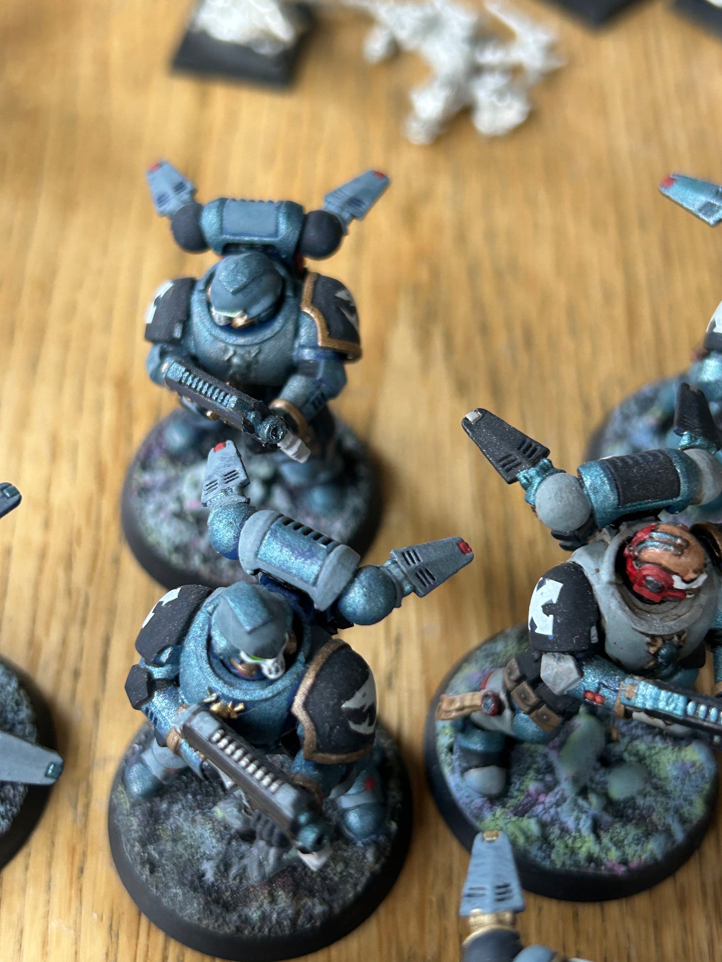 Warhammer 40k space marine primaris Reiver Squad nicely painted