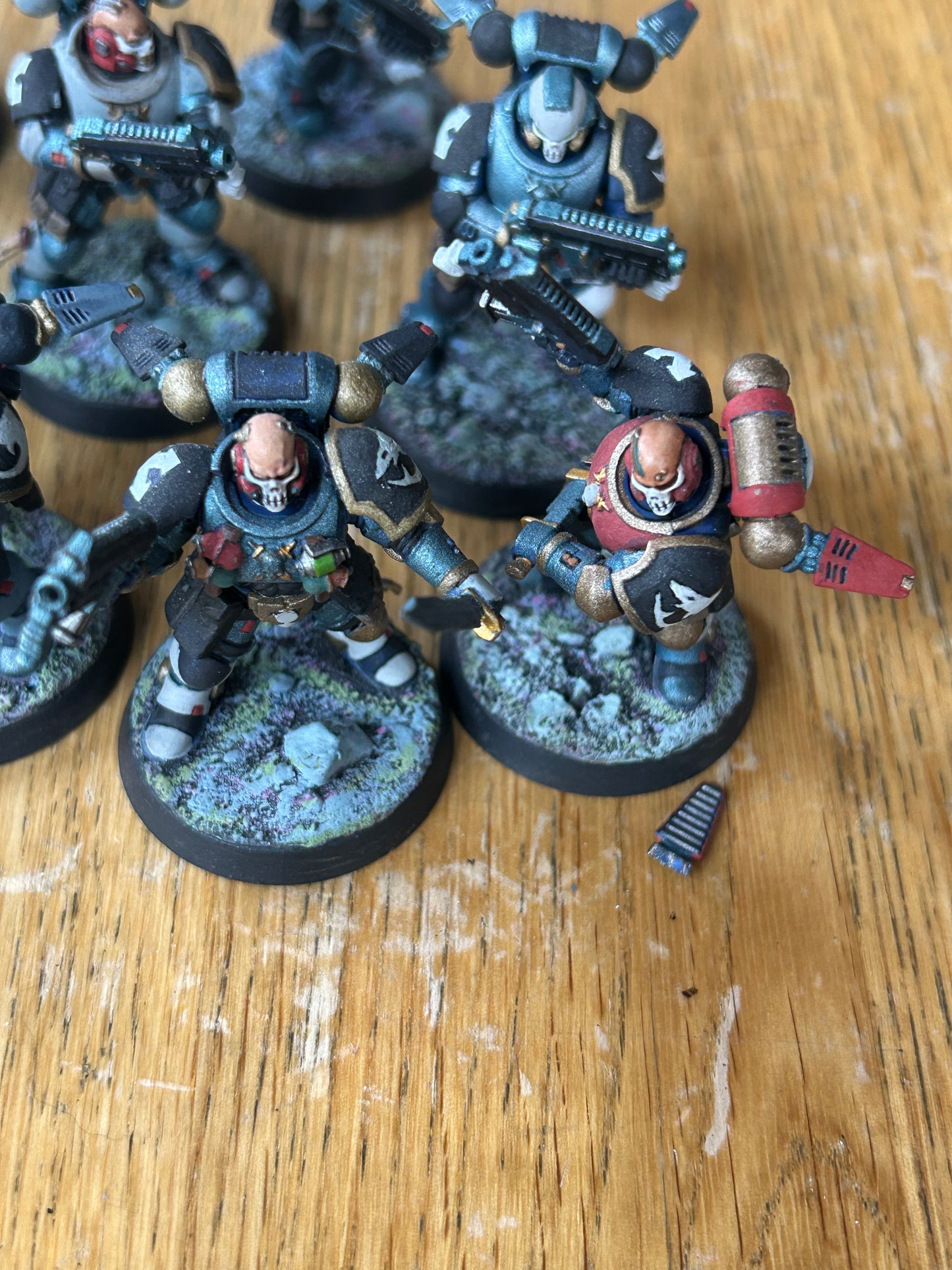 Warhammer 40k space marine primaris Reiver Squad nicely painted
