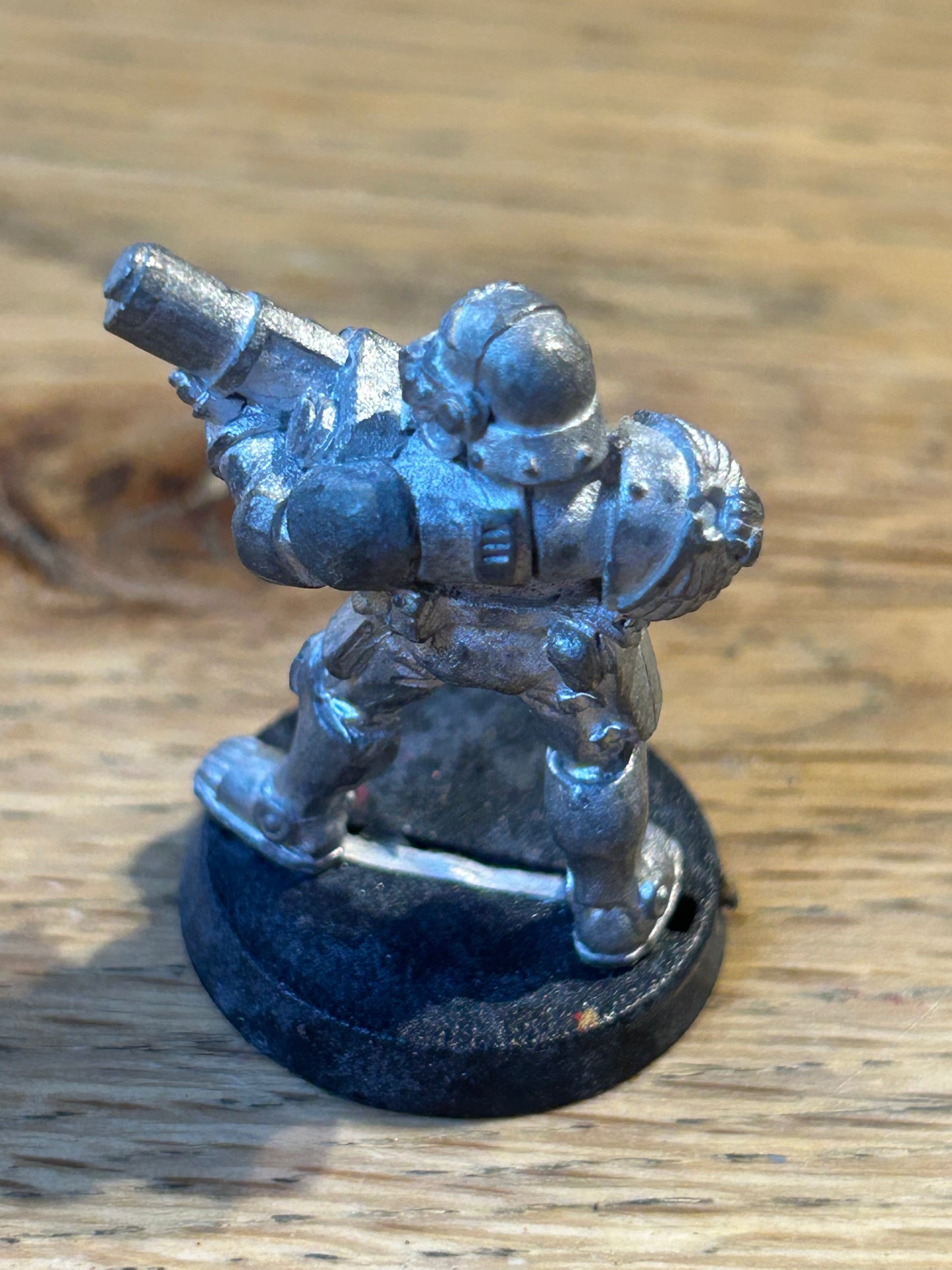 ADEPTUS ARBITES with grenade launcher Metal Imperial Guard Army Warhammer 40K 1992