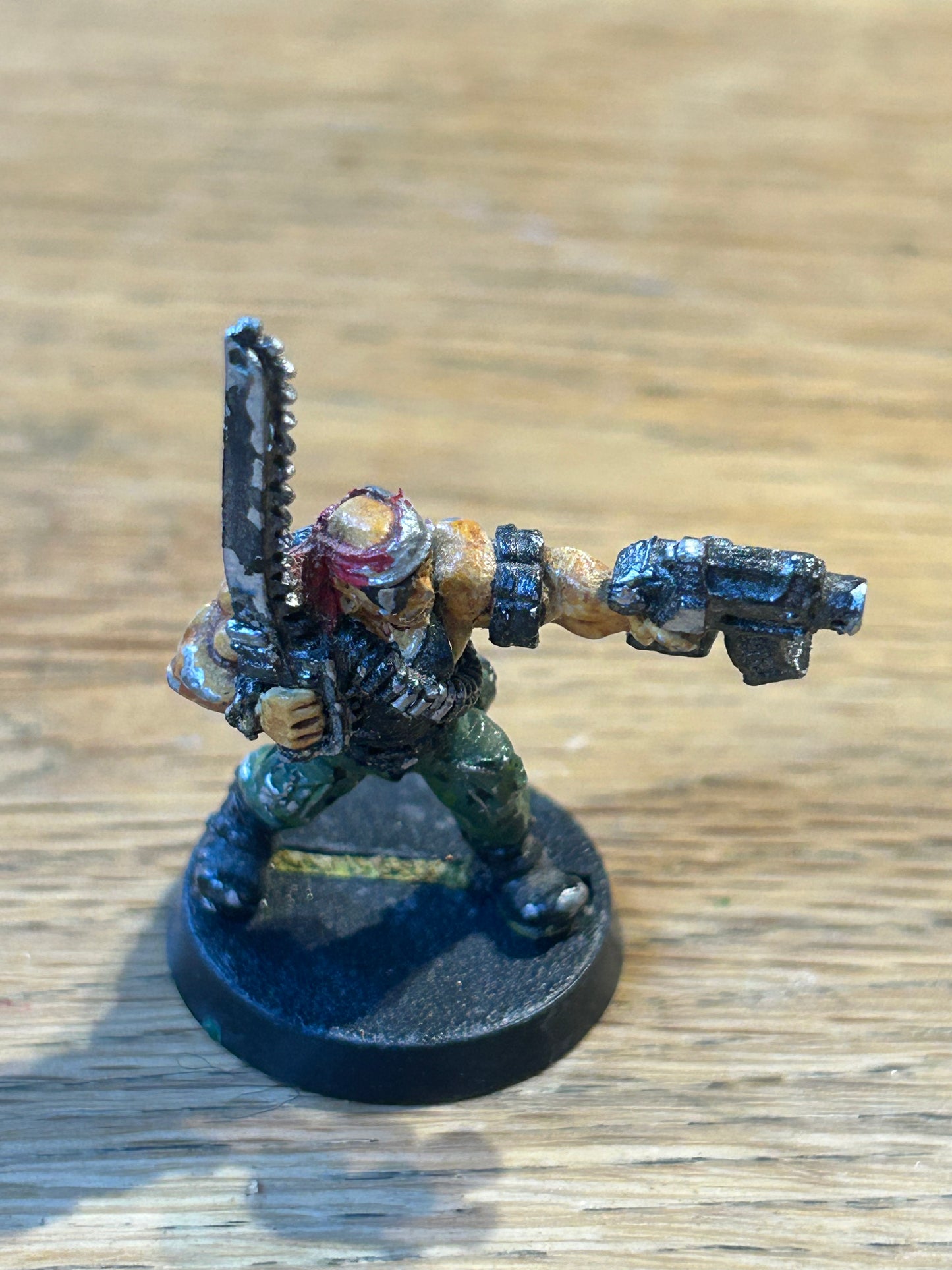 Warhammer 40k Metal Catachan sergeant Jungle Fighters Imperial Guard