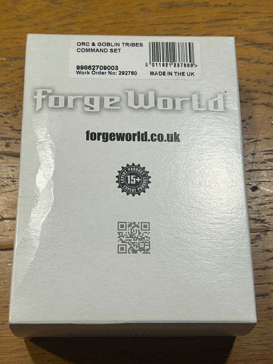 Warhammer fantasy the old world orcs command set forge world in box