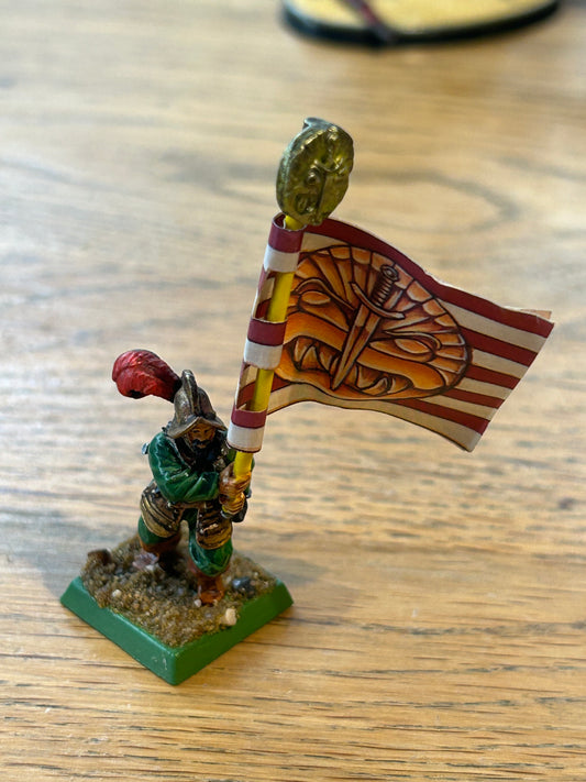 PIRAZZO'S LOST LEGION METAL DOGS OF WAR WARHAMMER THE OLD WORLD STANDARD COMMAND