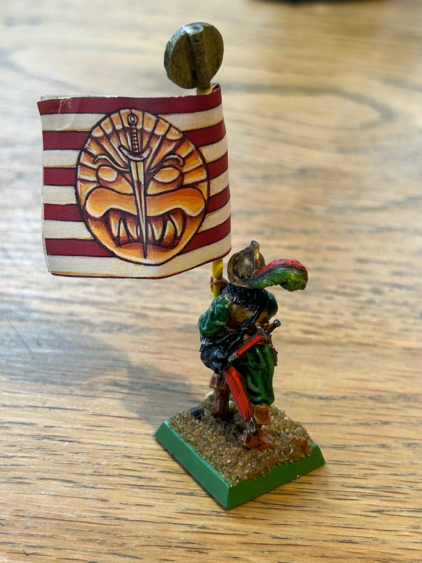 PIRAZZO'S LOST LEGION METAL DOGS OF WAR WARHAMMER THE OLD WORLD STANDARD COMMAND