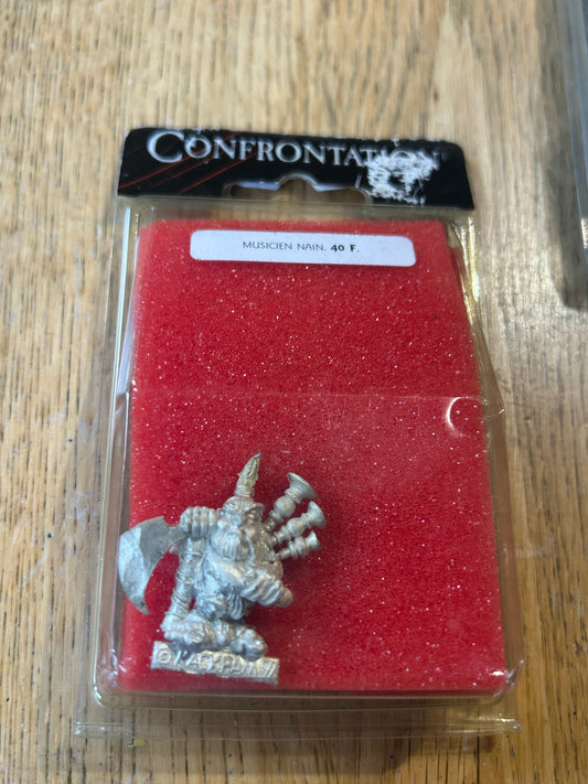 Confrontation Rackham Dwarf musician Bearer Blister Pack