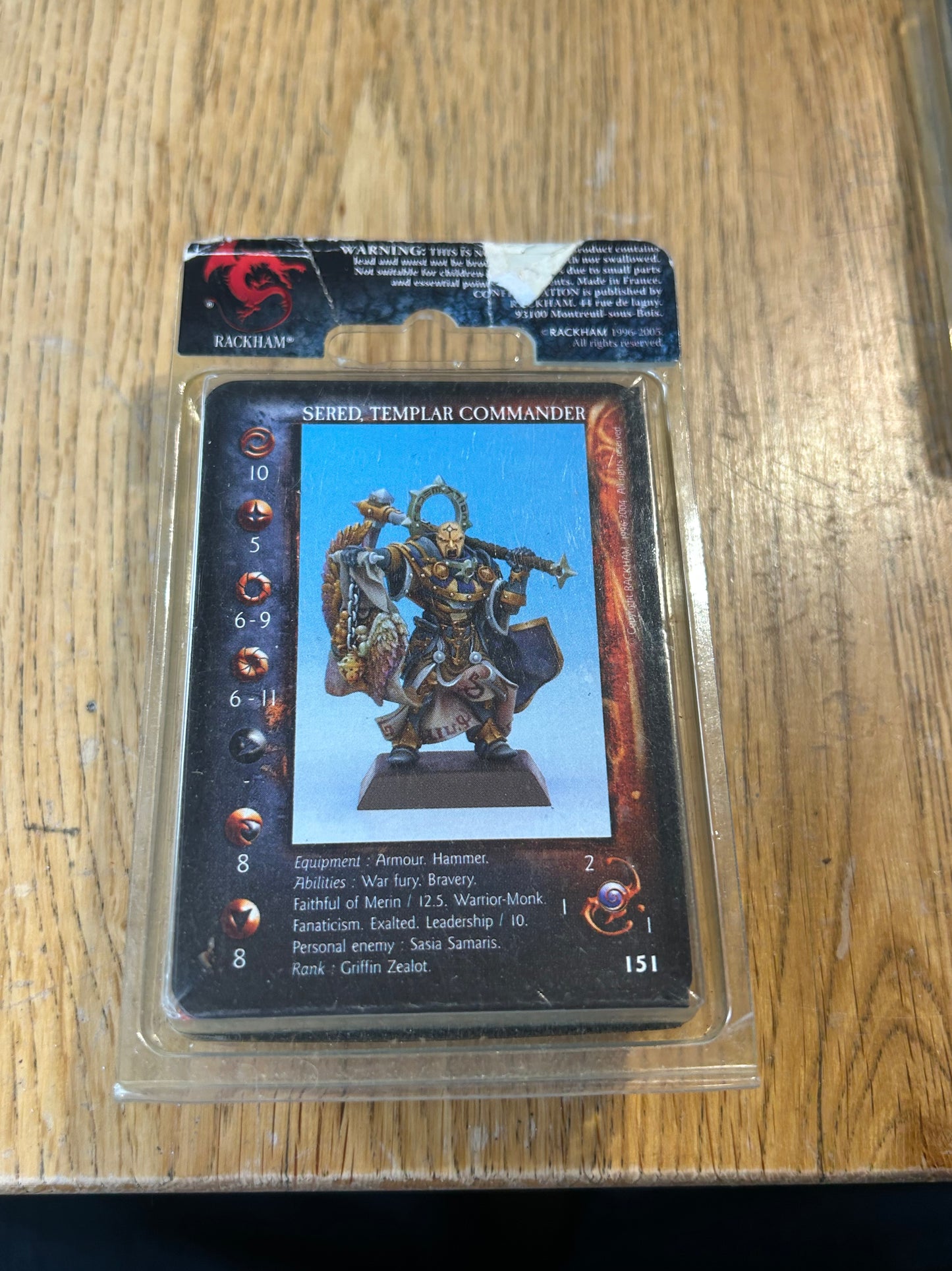 Sered, Templar Commander confrontation