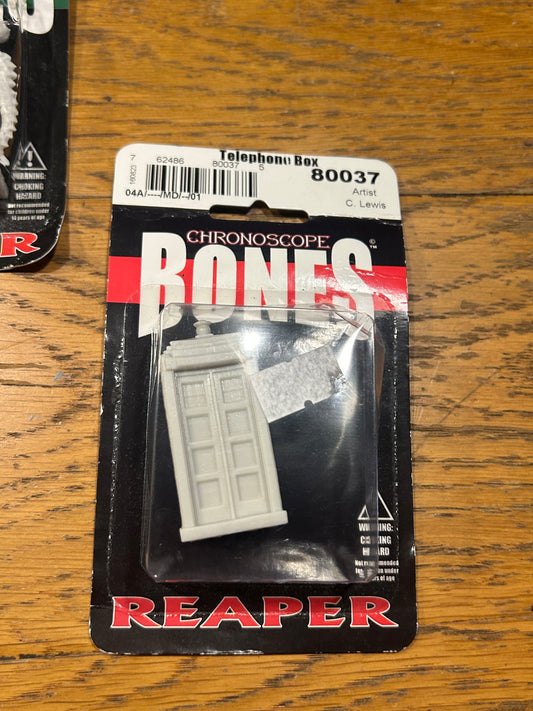 80037 Telephone Box Reaper Miniature Dungeons & Dragons RPG new in blister