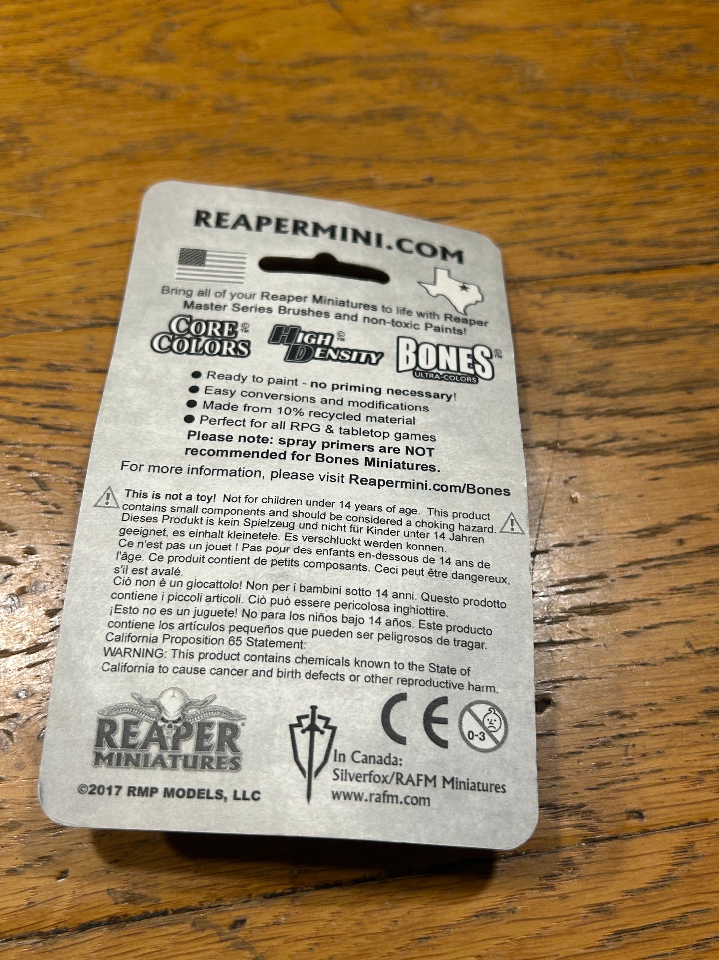 Barrow Warden 1 - Reaper Bones Model 77347 Plastic Miniature New and Unopened