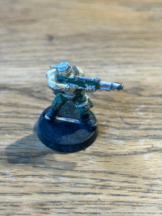 Citadel Warhammer 90s 40K Imperial Guard Catachan trooper