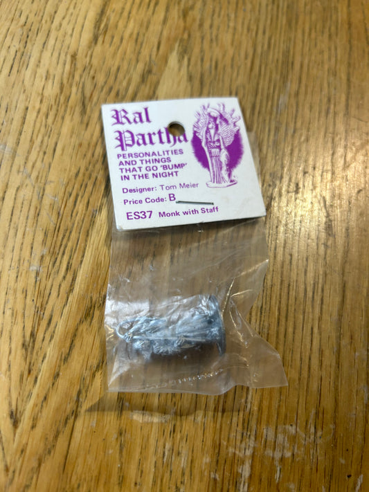 Ral partha monk with staff in sealed bag