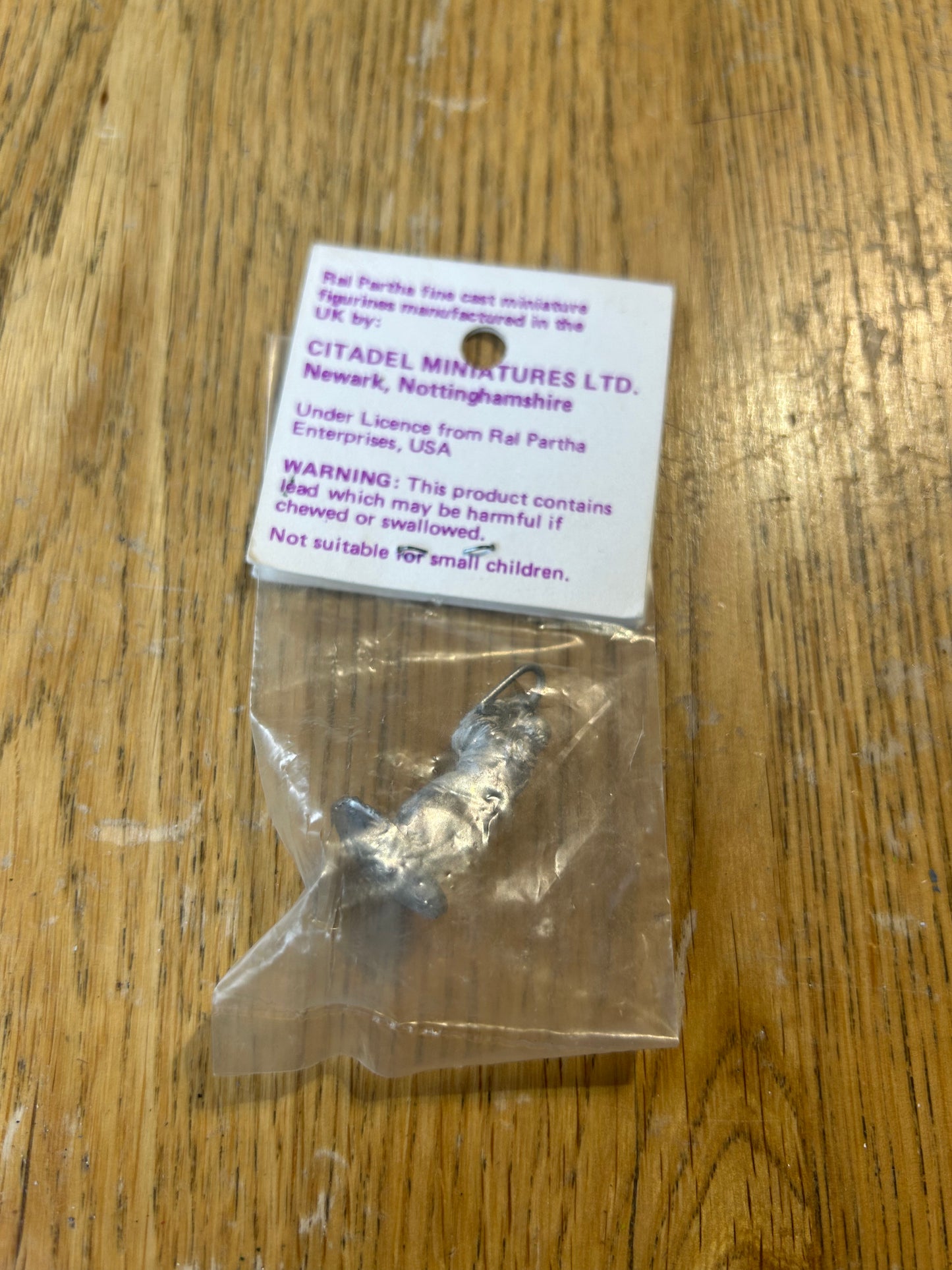 Ral partha monk with staff in sealed bag