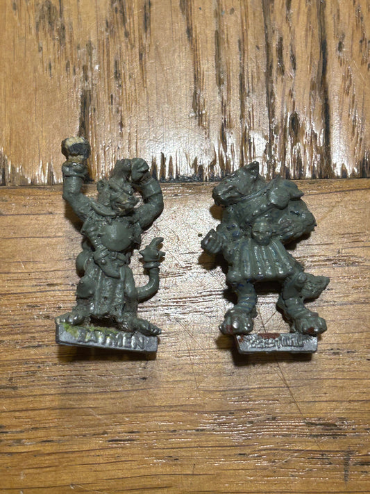 Warhammer Fantasy old world skaven champion and beastman broken