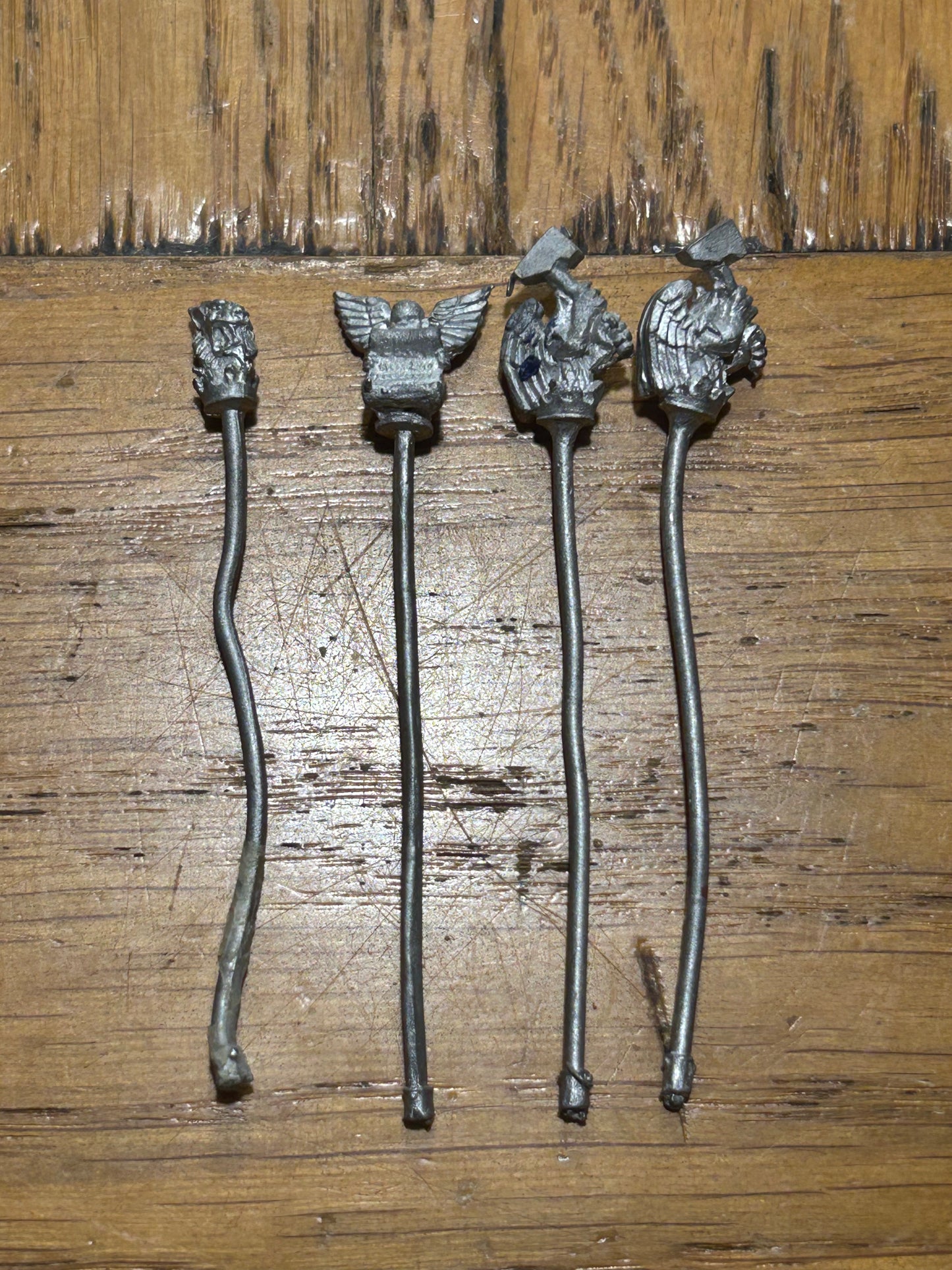 Empire war alter banner poles x4 Warhammer Fantasy