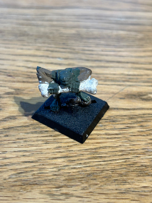 Warhammer - Orcs & Goblins   Classic Orc Villager - Grob Bonehead