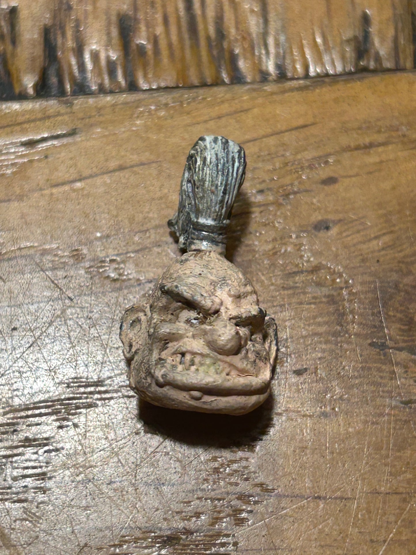 Rare OOP Marauder MB12 - GIANT OGRE HEAD  - Oldhammer conversion bitz