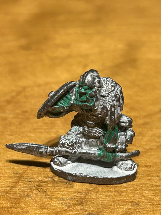 Fantasy warriors orc with polearm grenadier models