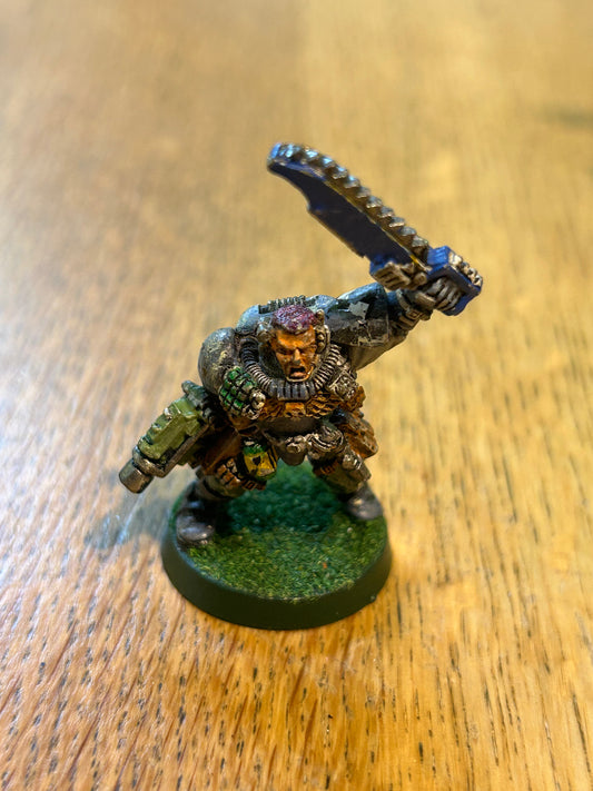 Warhammer 40k SPACE MARINE SCOUT SERGEANT Metal Citadel 90s