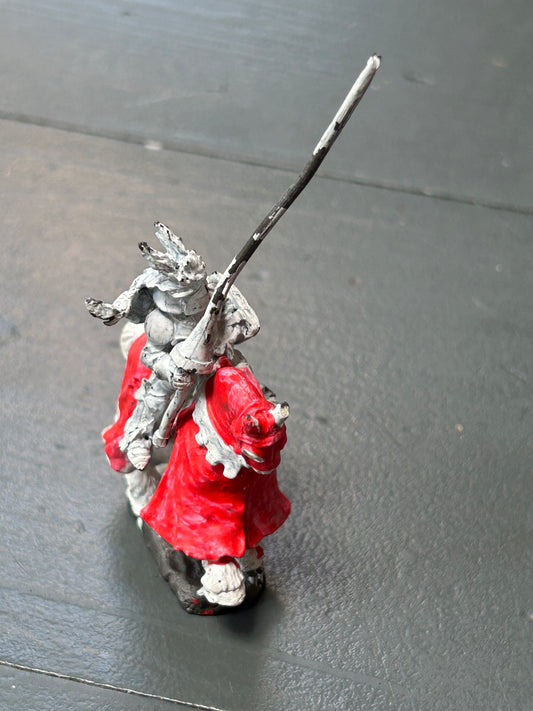 Citadel Warhammer 80s pre-slotta Lone Wolf Giak Attack Sir Pelethor Mounted with lance